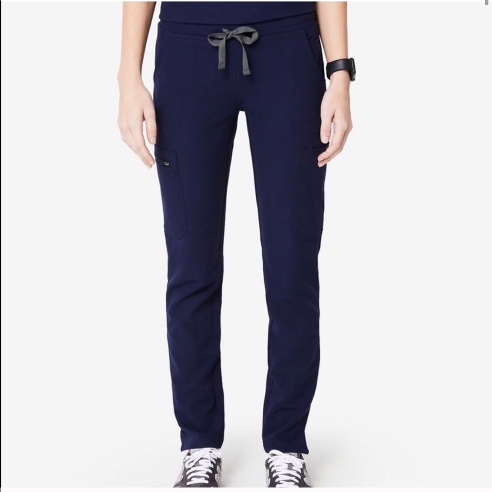 FIGS navy Yola straight leg scrub pants